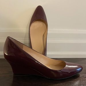 COLE HAAN Patent leather wedge heels, Size 8B